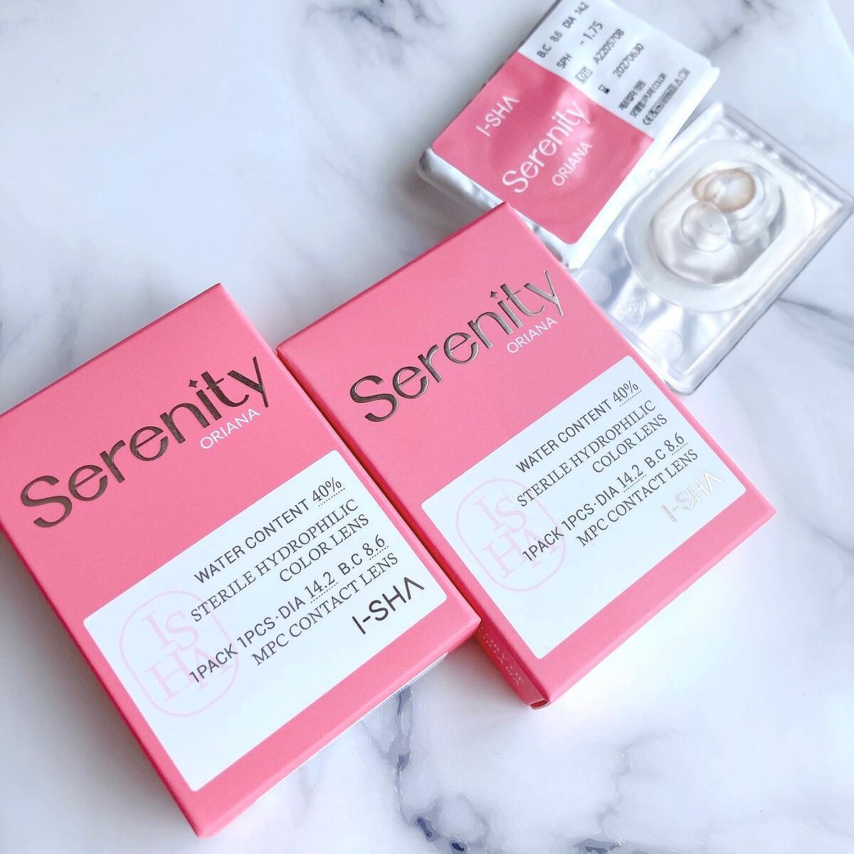 きなこぱん🍞 on LIPS 「【I-SHA(蜜のレンズ)】ORIANASerenity1mo..」(5枚目)