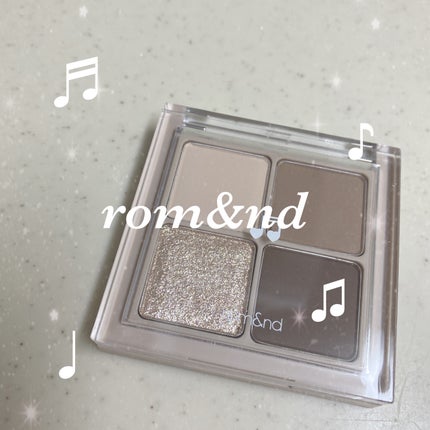 ベターザンアイズ ミュージックシリーズ #M02 ドライバックウィートフラワー/rom&nd/アイシャドウパレットを使ったクチコミ(1枚目)