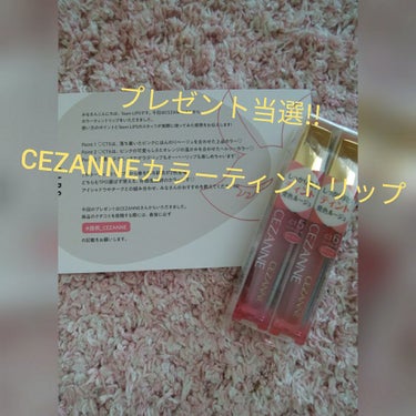 カラーティントリップ/CEZANNE/口紅を使ったクチコミ（1枚目）