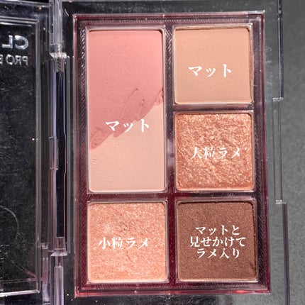 プロ アイパレット ミニ/CLIO/アイシャドウパレットを使ったクチコミ(3枚目)