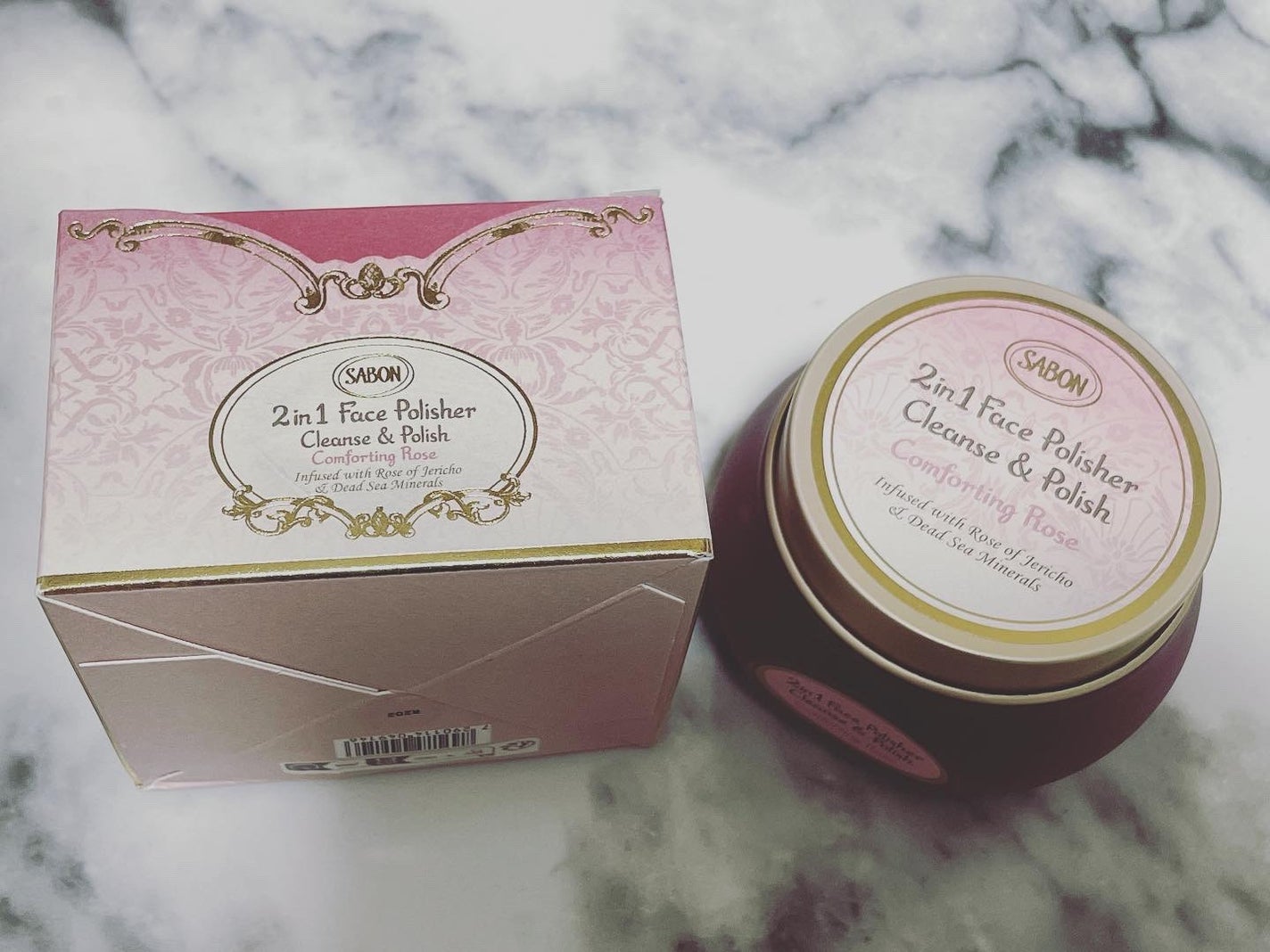 フェイスポリッシャー コンフォーティング・ローズ/SABON/スクラブ・ゴマージュを使ったクチコミ(1枚目)