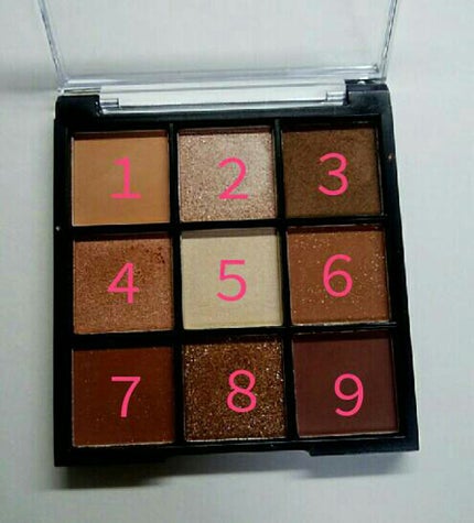 UR GLAM BLOOMING EYE COLOR PALETTE/U R GLAM/アイシャドウパレットを使ったクチコミ(2枚目)