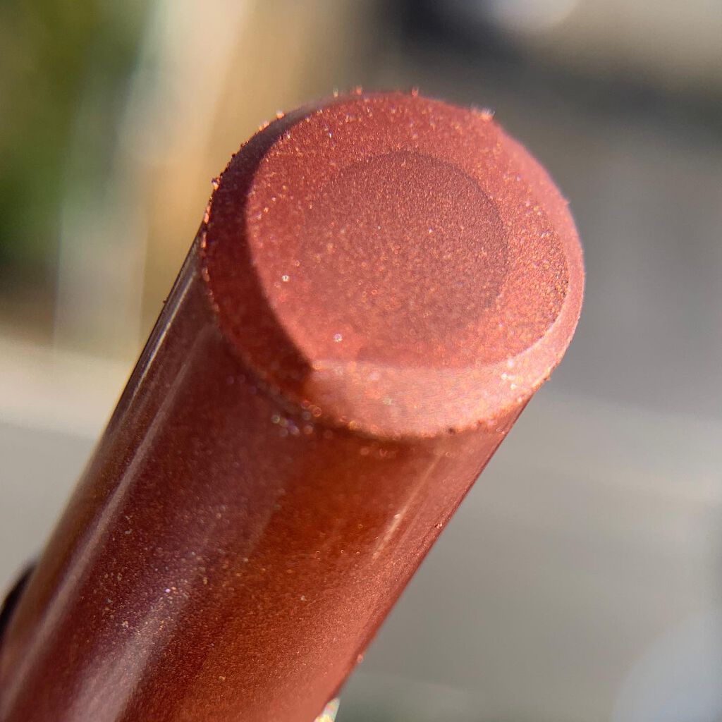  ルージュアレーブル エブルイサン 313 Go-Boldly Bronze/クレ・ド・ポー ボーテ/口紅を使ったクチコミ（3枚目）