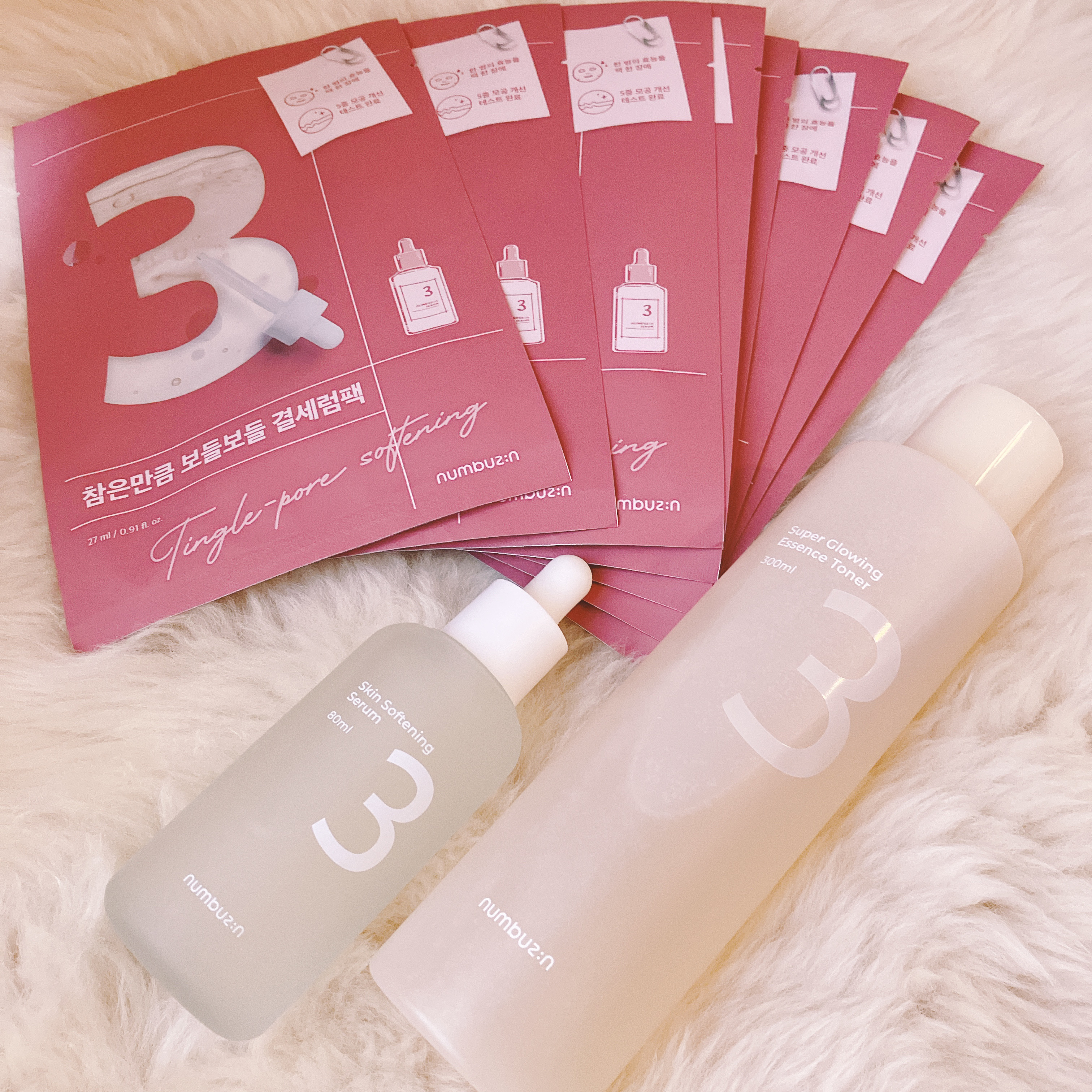 3番 すべすべキメケアセラム/numbuzin/美容液を使ったクチコミ（2枚目）