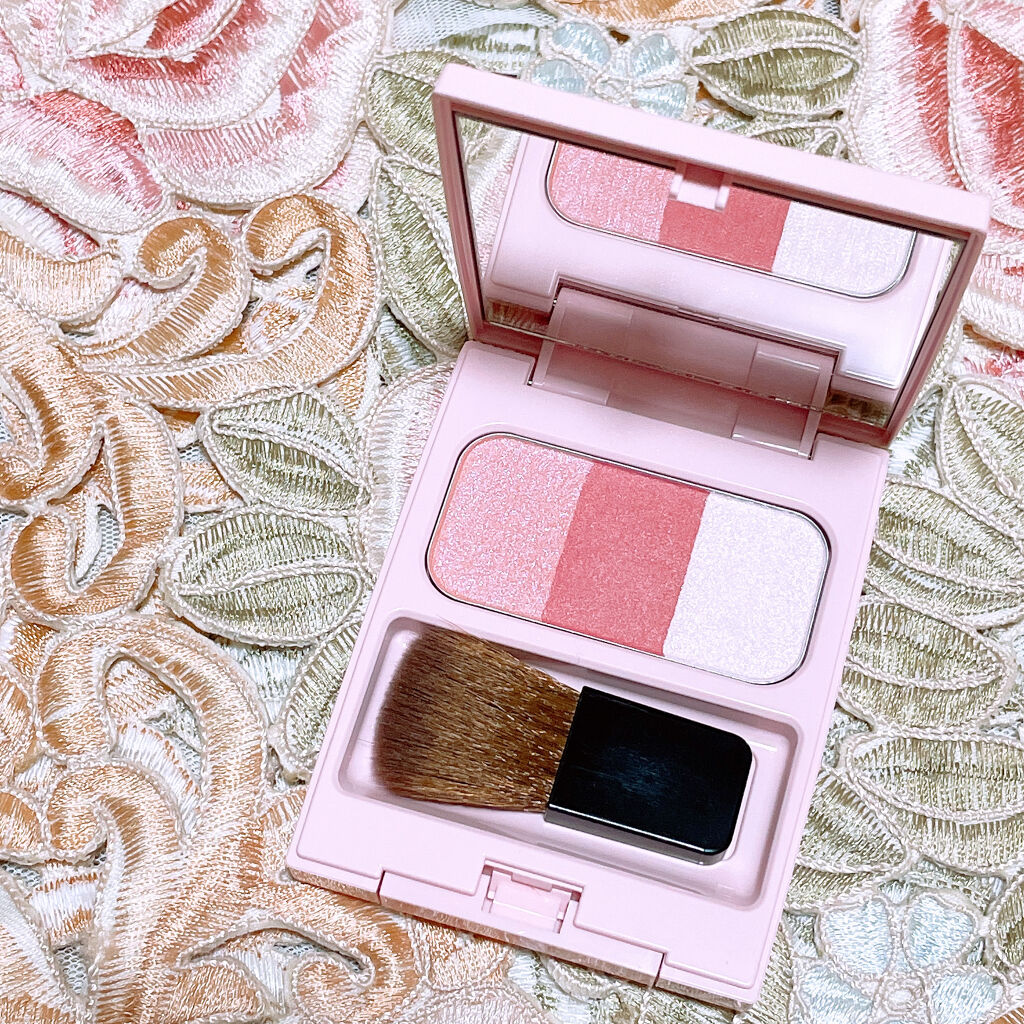 ブレンドチークカラー/WHOMEE/パウダーチークを使ったクチコミ（1枚目）