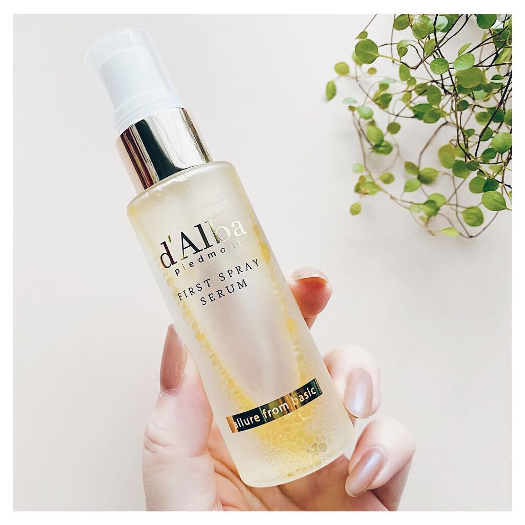 ダルバ ホワイトトリュフファーストスプレーセラム/ダルバ/ミスト状化粧水を使ったクチコミ(8枚目)