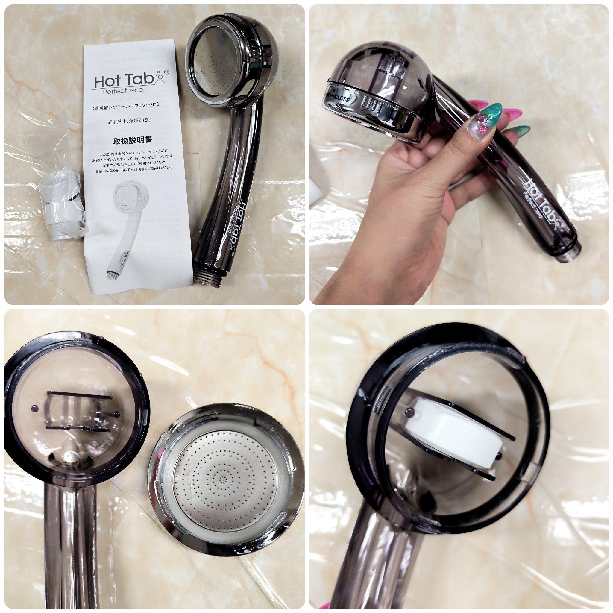 HOT TAB SHOWER/HOT TAB/シャワーヘッドを使ったクチコミ（2枚目）