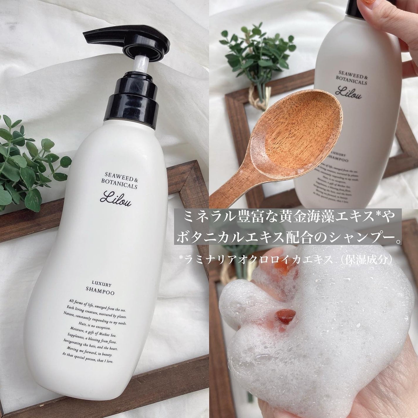 Lilou リル ラグジュアリーシャンプー/トリートメント/Lilou/市販シャンプーを使ったクチコミ(2枚目)