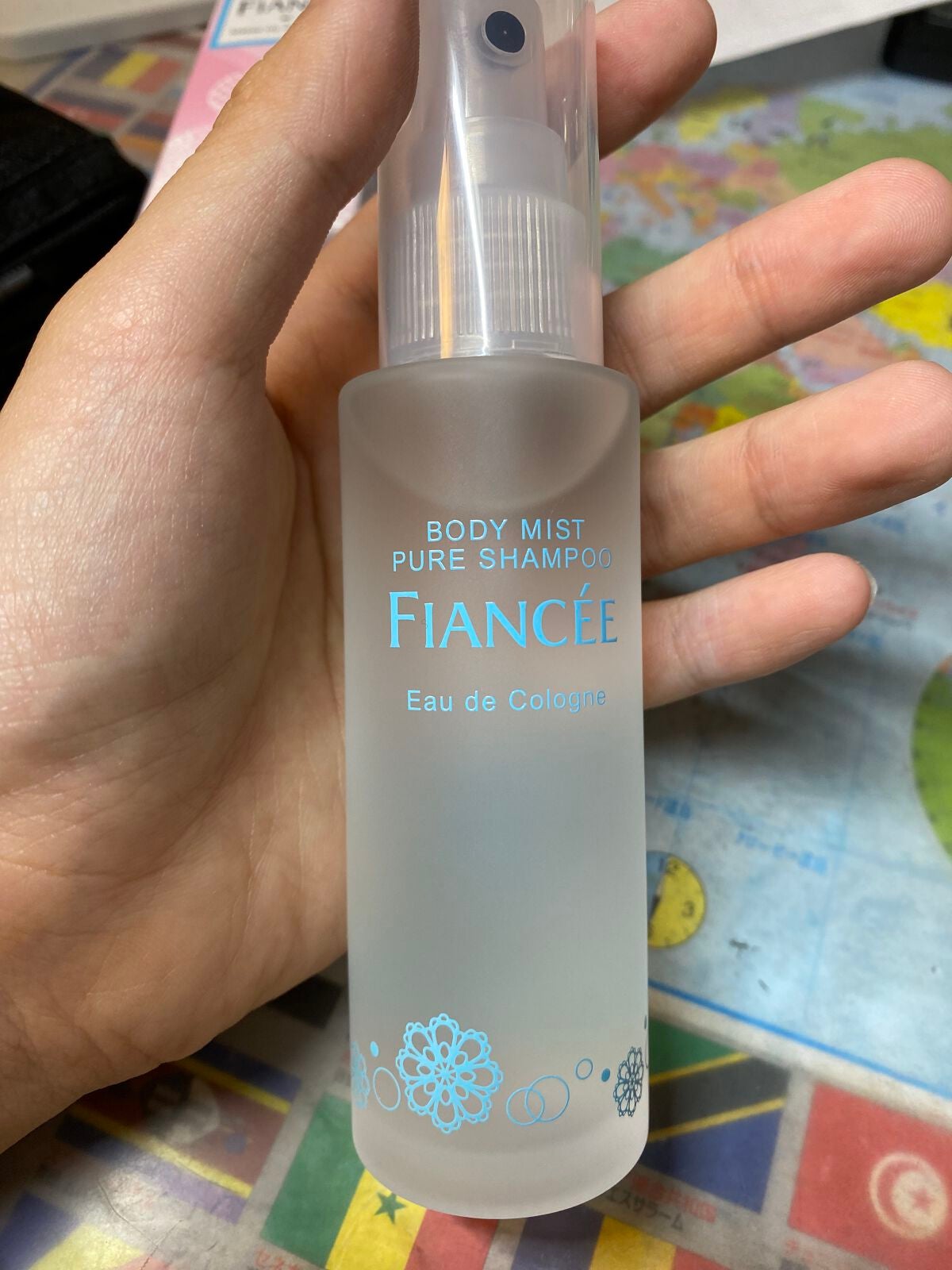 ボディミスト ピュアシャンプーの香り【パッケージリニューアル】/フィアンセ/香水(レディース)を使ったクチコミ(4枚目)