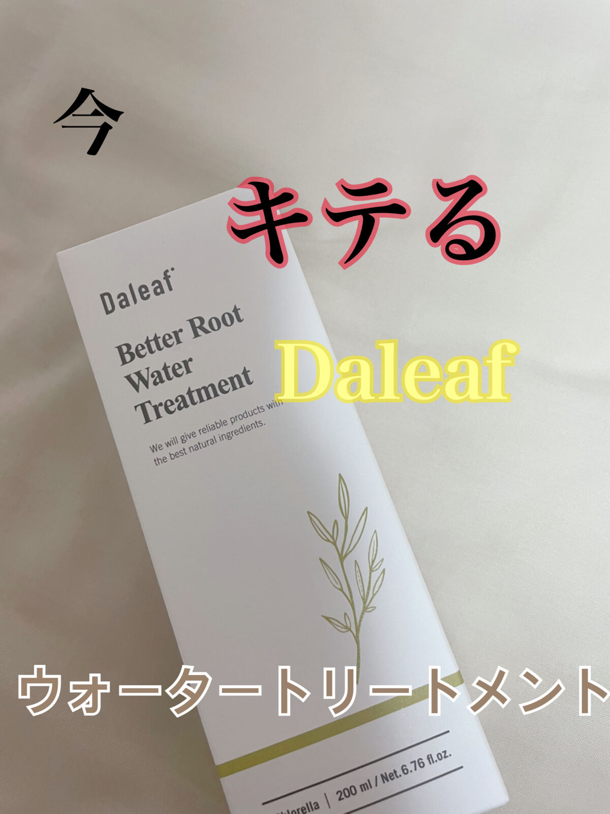 ベター ルートウォータートリートメント/Daleaf/洗い流すヘアトリートメントを使ったクチコミ（1枚目）