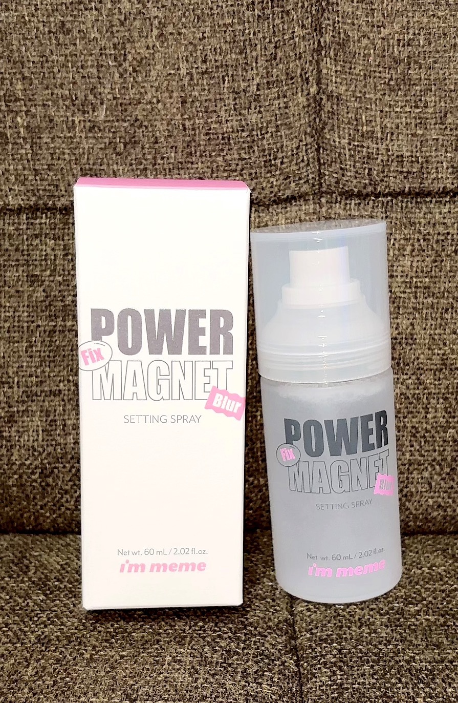 パワーマグネットセッティングスプレー/i’m meme/フィックスミストを使ったクチコミ（1枚目）