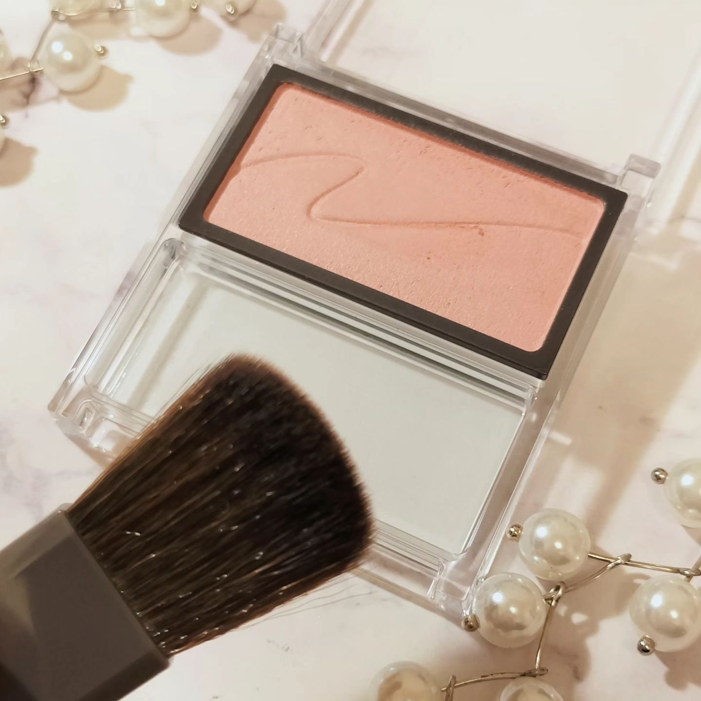 チークブラッシュ/CEZANNE/パウダーチークを使ったクチコミ（2枚目）