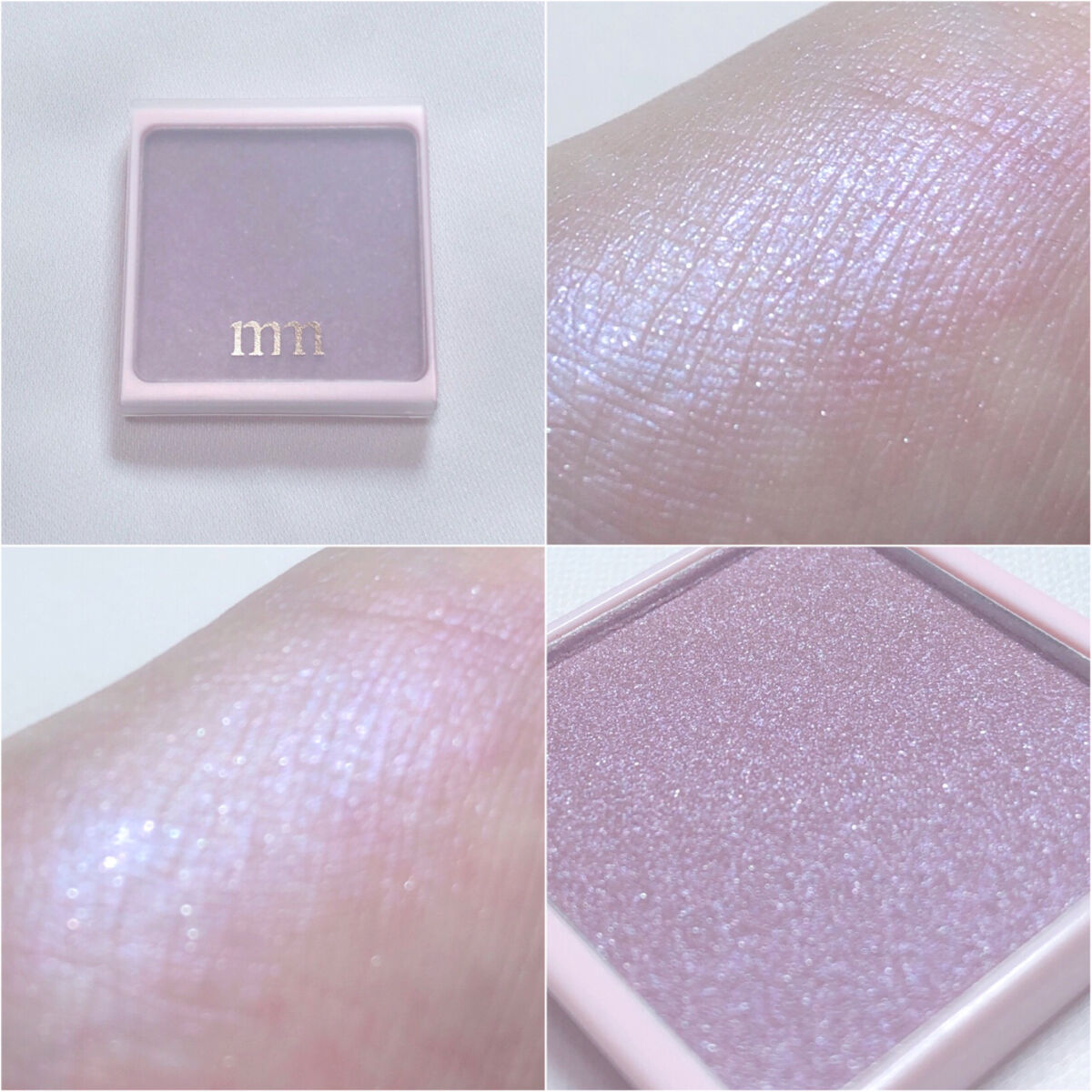 ミリコアイシャドウ 413 ポイントパープル/ビューティーワールド/単色アイシャドウを使ったクチコミ（2枚目）