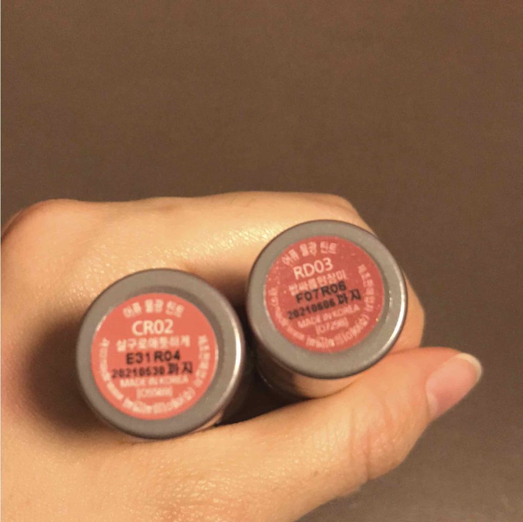 アピュー ウォーターライト ティント/A’pieu/リップティントを使ったクチコミ（2枚目）