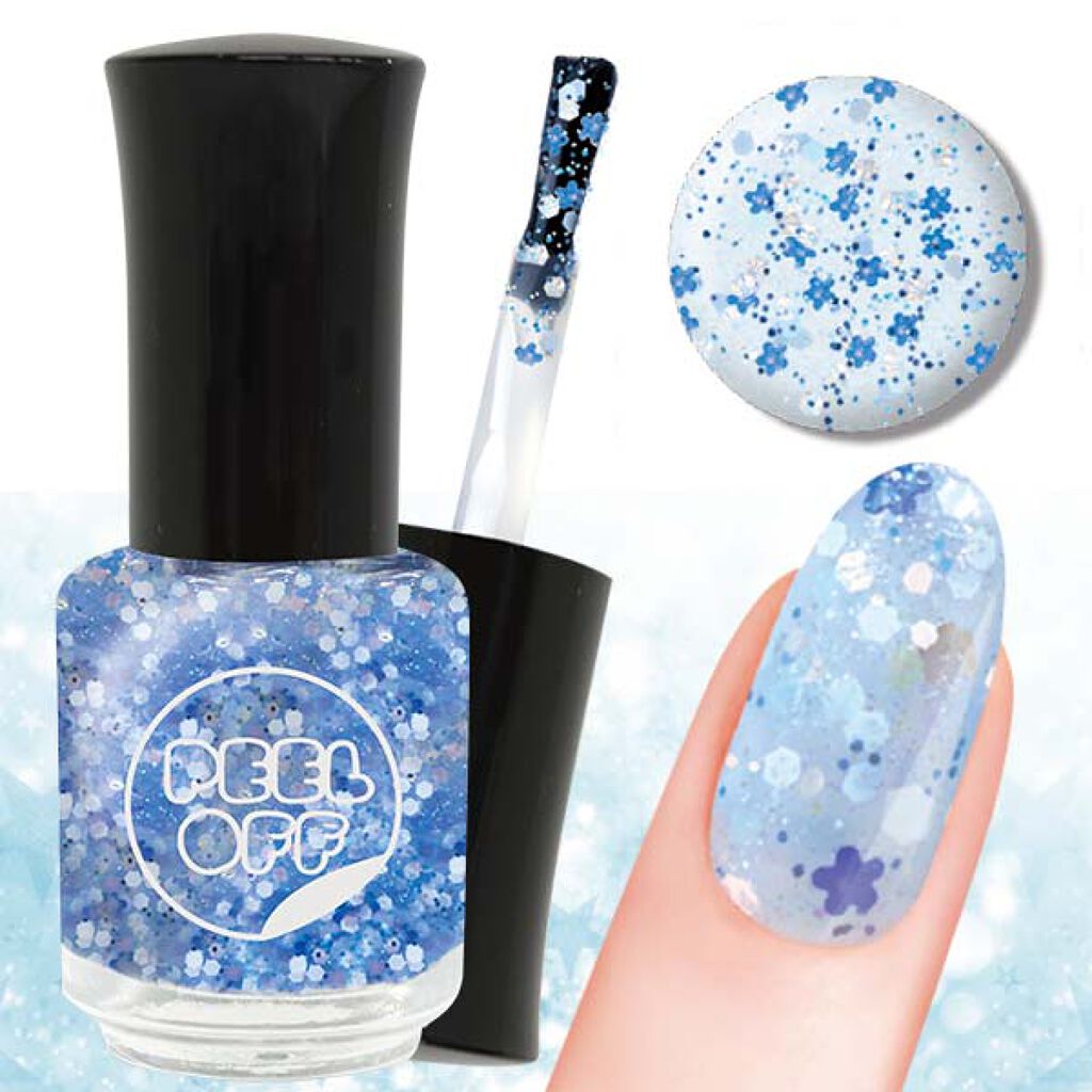 BWはがせるマニキュアラメ ブルーサボン