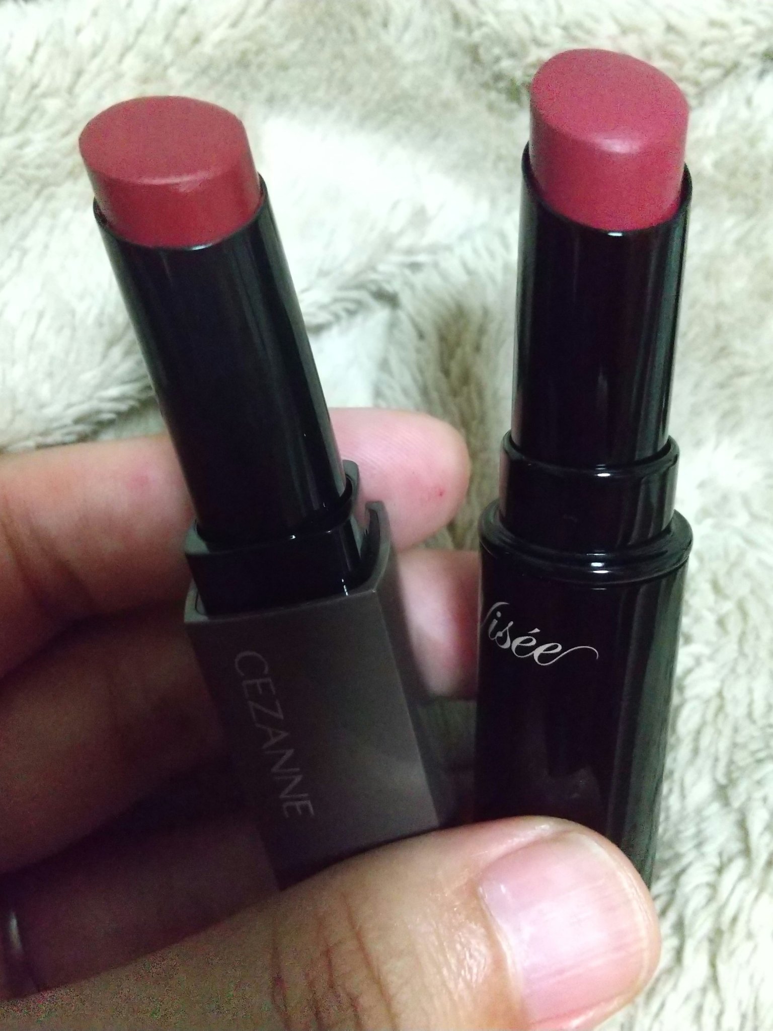 リップカラーシールド/CEZANNE/口紅を使ったクチコミ（2枚目）