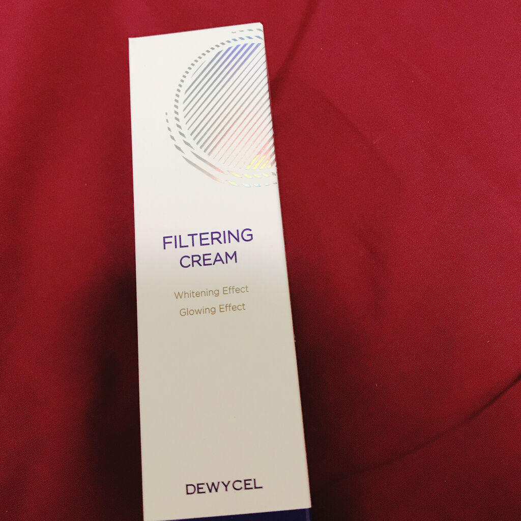 フィルタリングクリーム/DEWYCEL/日焼け止めクリームを使ったクチコミ（1枚目）