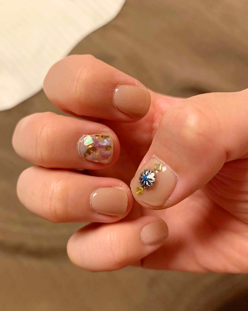 セミキュアジェルネイル(ハンド)/ohora/ネイルシールを使ったクチコミ(2枚目)