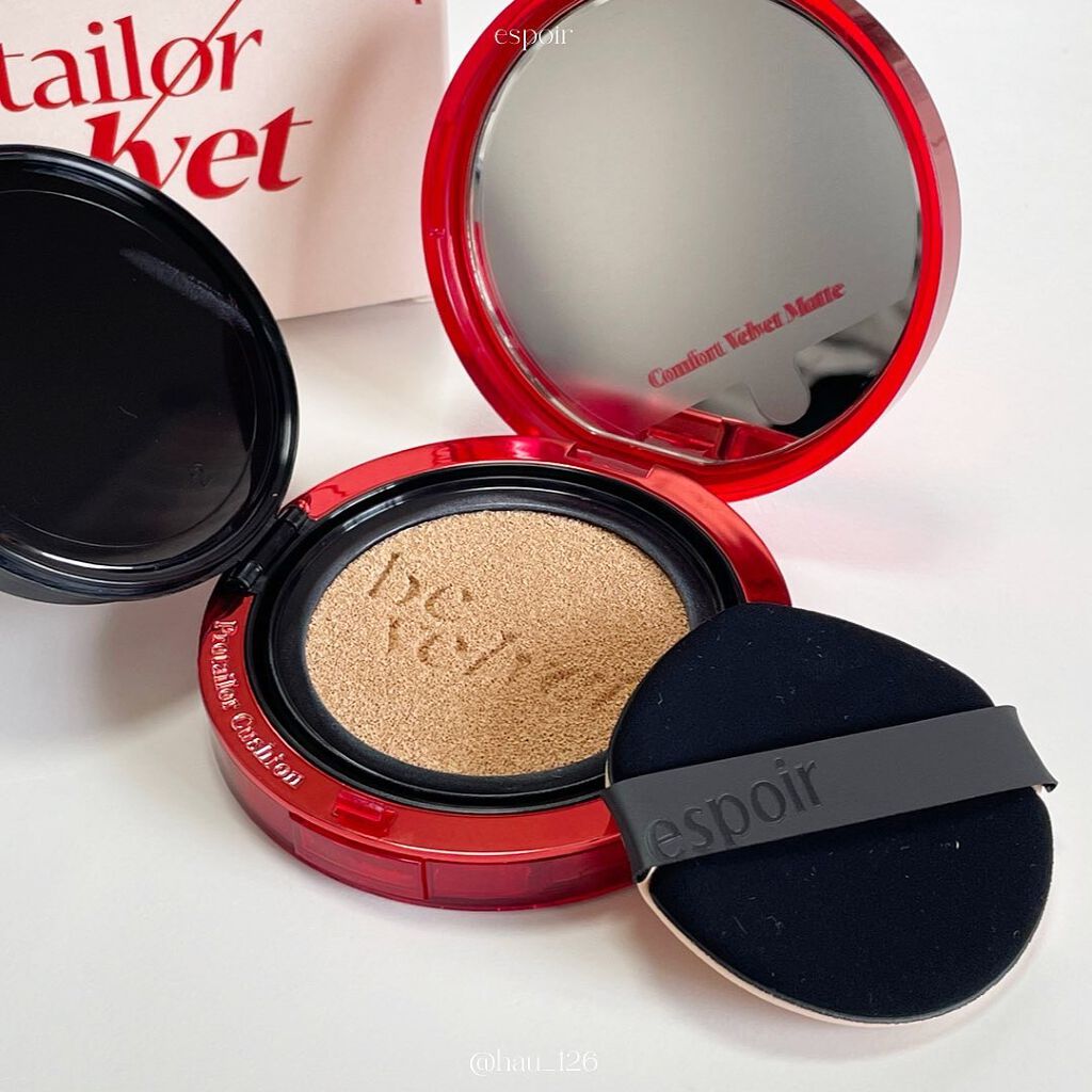 プロテーラービーベルベットカバークッション/espoir/クッションファンデーションを使ったクチコミ(4枚目)