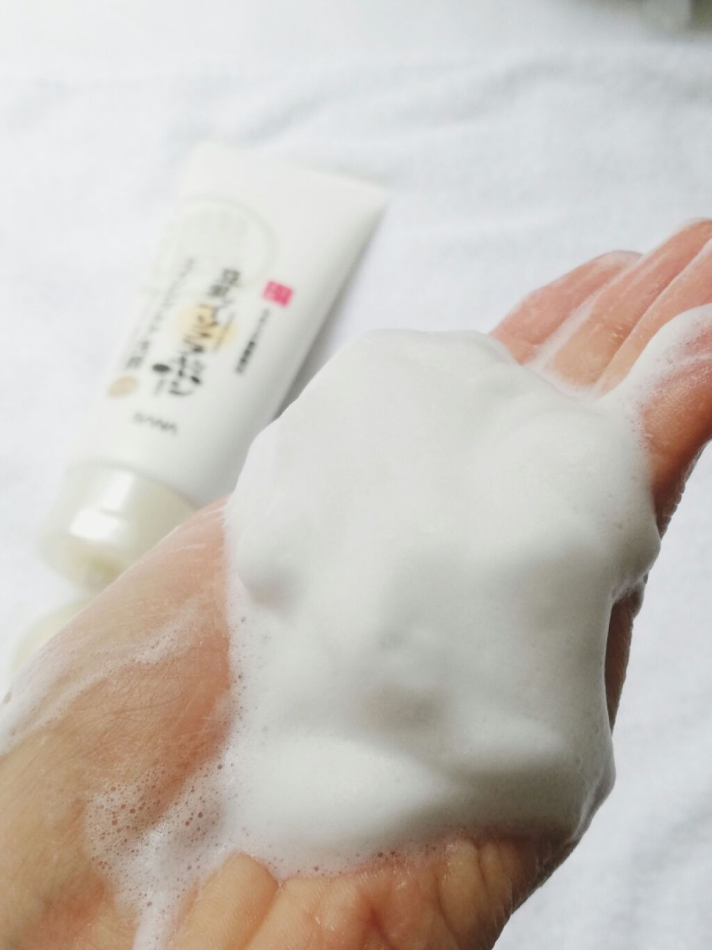 WRクレンジング洗顔 N/なめらか本舗/洗顔フォームを使ったクチコミ（3枚目）