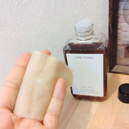 ドクダミ化粧水/ONE THING/化粧水を使ったクチコミ(5枚目)