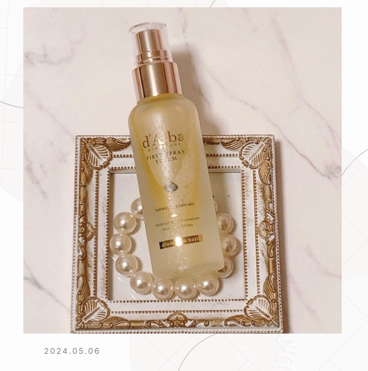 ダルバ ホワイトトリュフファーストスプレーセラム/ダルバ/ミスト状化粧水を使ったクチコミ(1枚目)