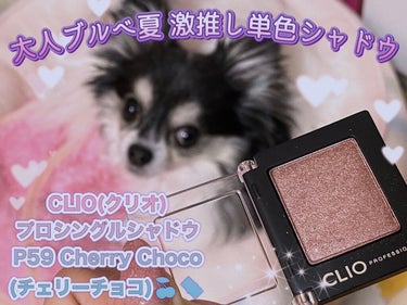 プロ シングル シャドウ P59 CHERRY CHOCO/CLIO/シングルアイシャドウを使ったクチコミ（1枚目）