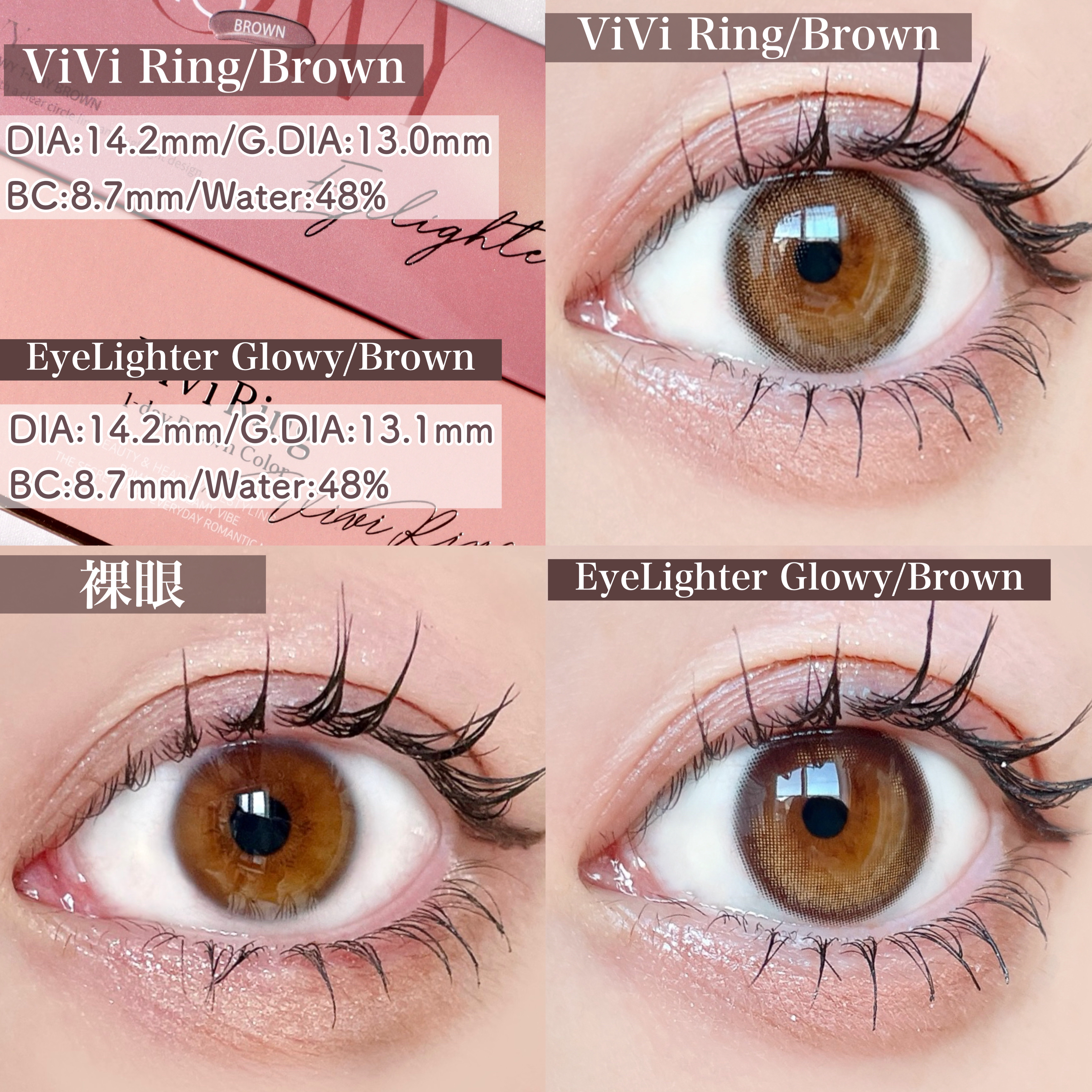 ViVi Ring 1day/OLENS/ワンデー（１DAY）カラコンを使ったクチコミ（3枚目）