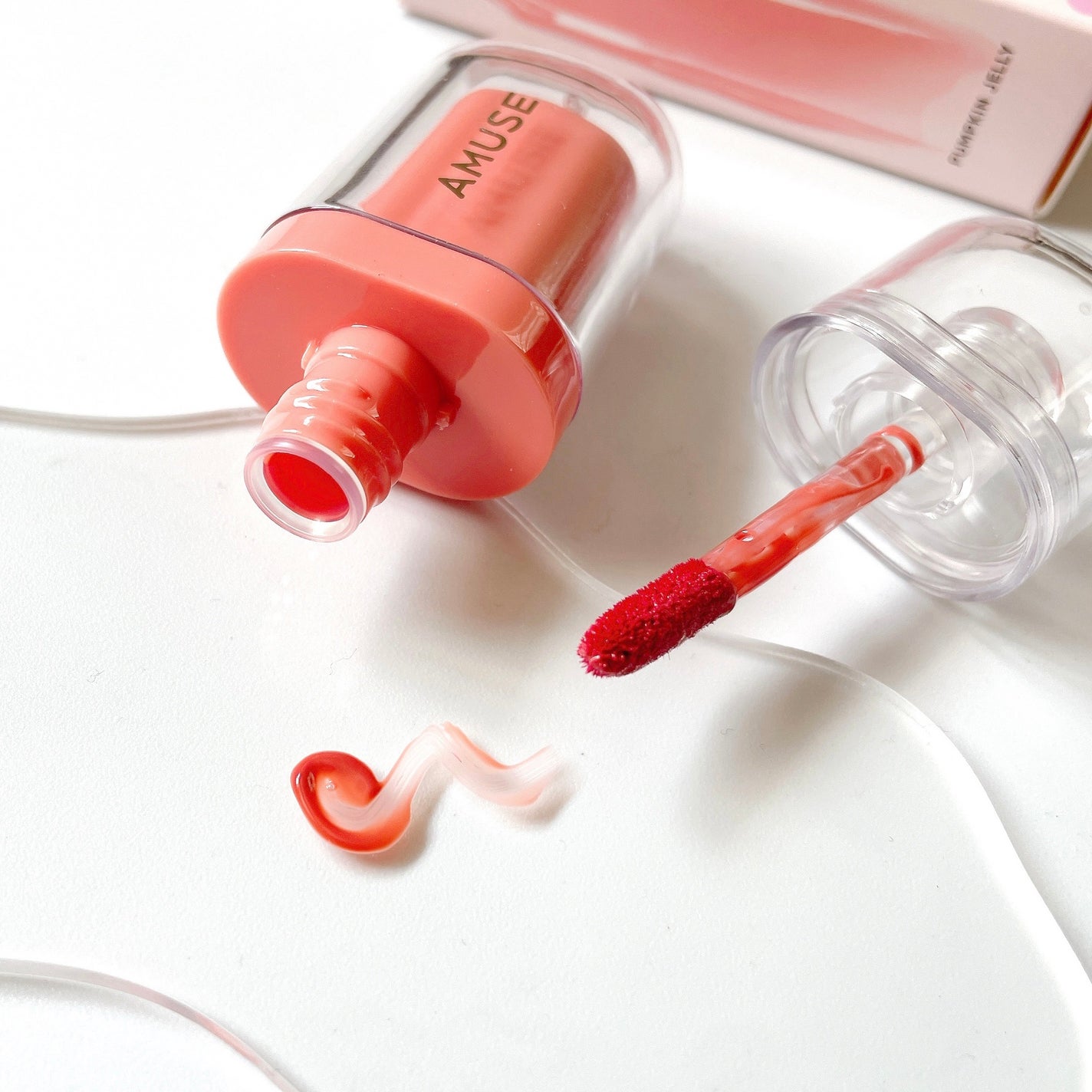 ジェルフィットティント/AMUSE/リップティントを使ったクチコミ(2枚目)