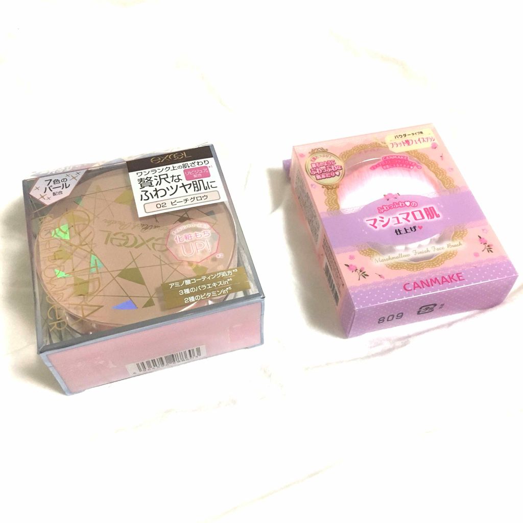 マシュマロフィニッシュフェイスブラシ/キャンメイク/メイクブラシを使ったクチコミ（1枚目）