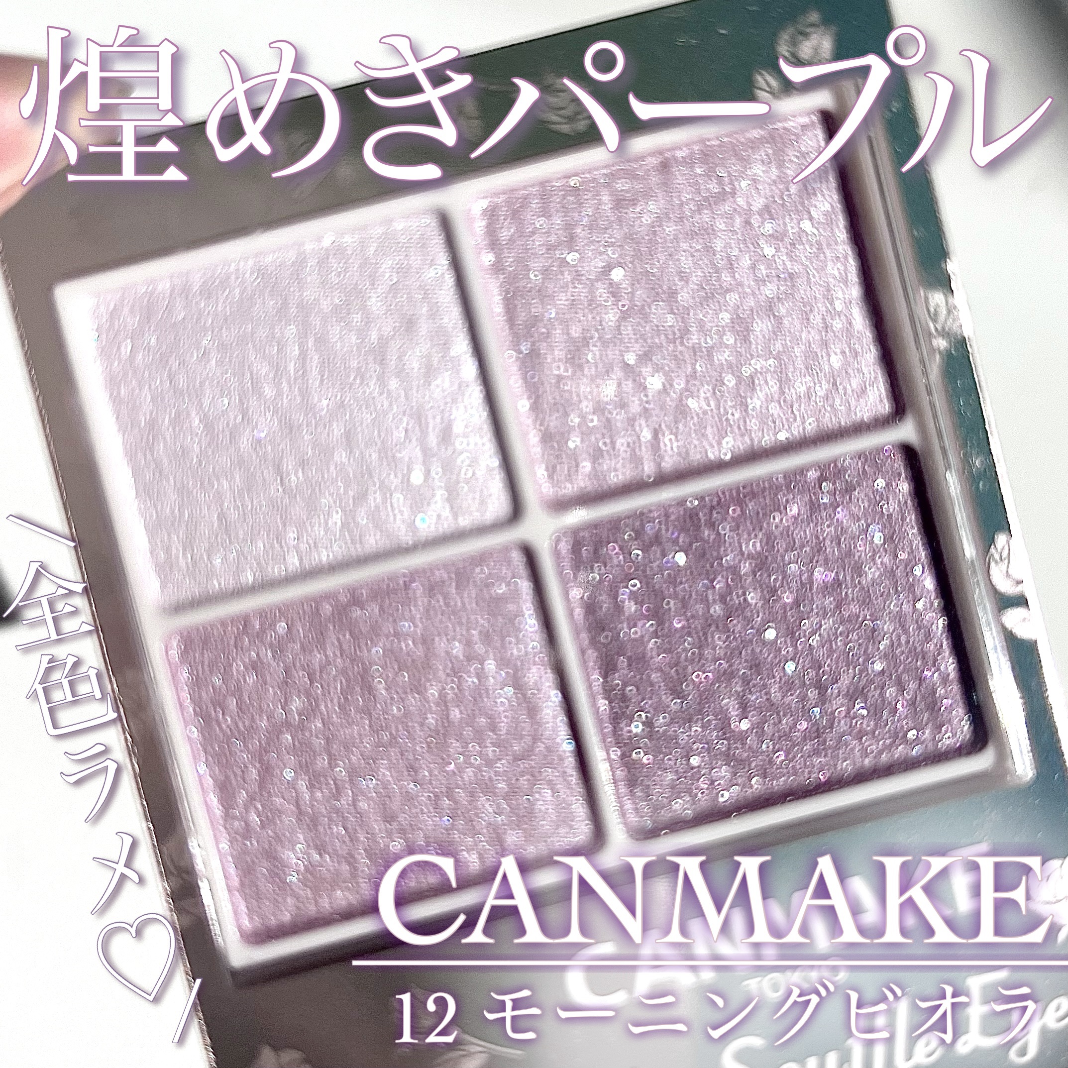 シルキースフレアイズ/キャンメイク/アイシャドウパレットを使ったクチコミ（1枚目）
