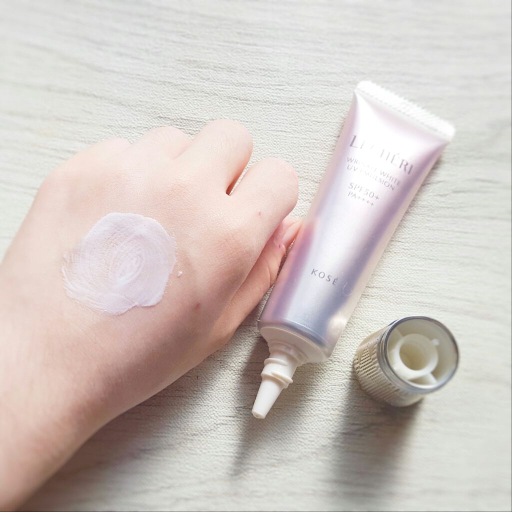 リンクルホワイト UVエマルジョン/ルシェリ/乳液を使ったクチコミ(3枚目)