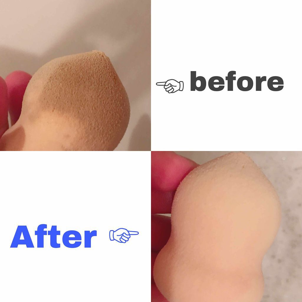 パフ・スポンジ専用洗剤/DAISO/その他化粧小物を使ったクチコミ（2枚目）