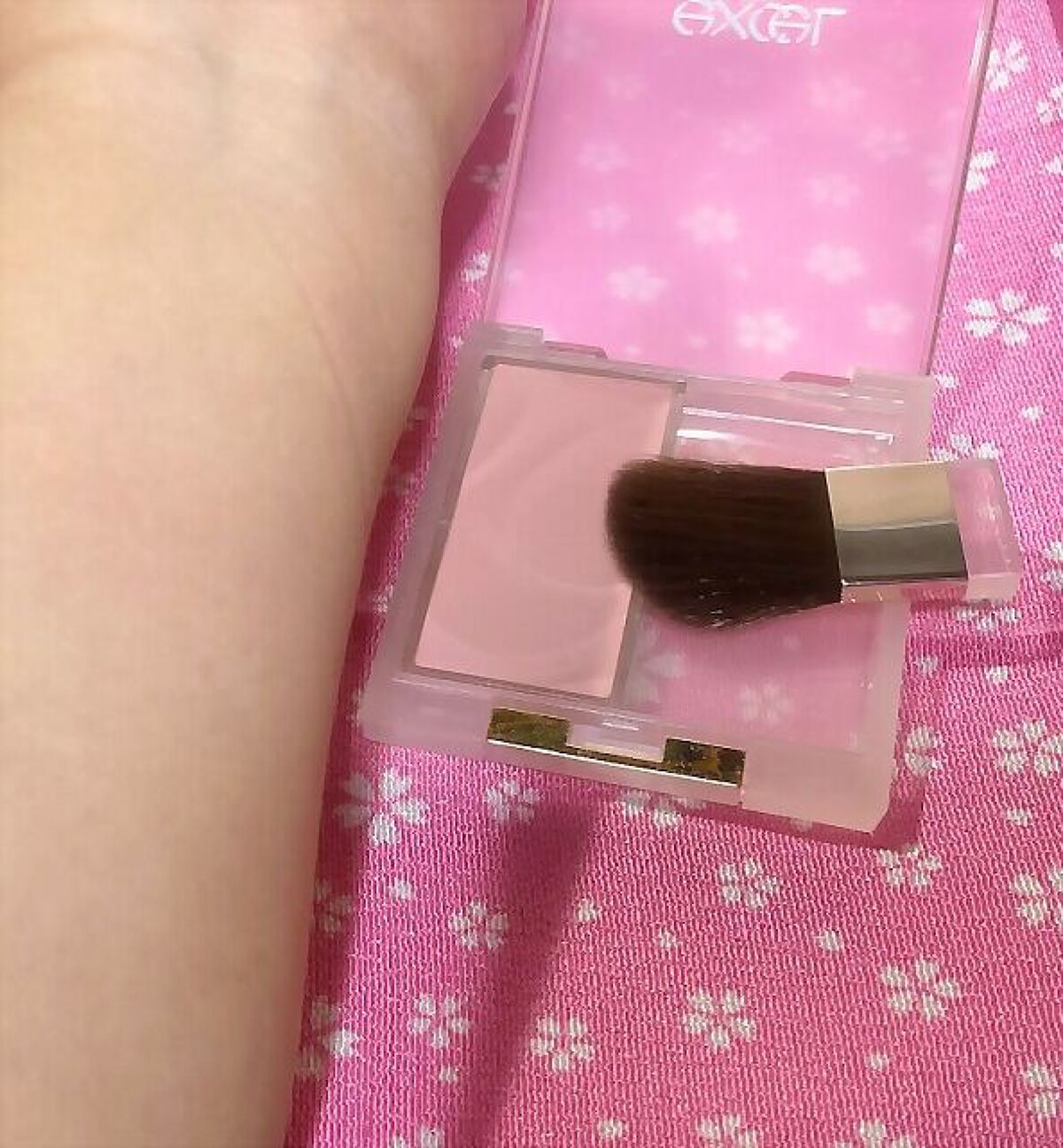 シームレストーン ブラッシュ/excel/パウダーチークを使ったクチコミ(3枚目)