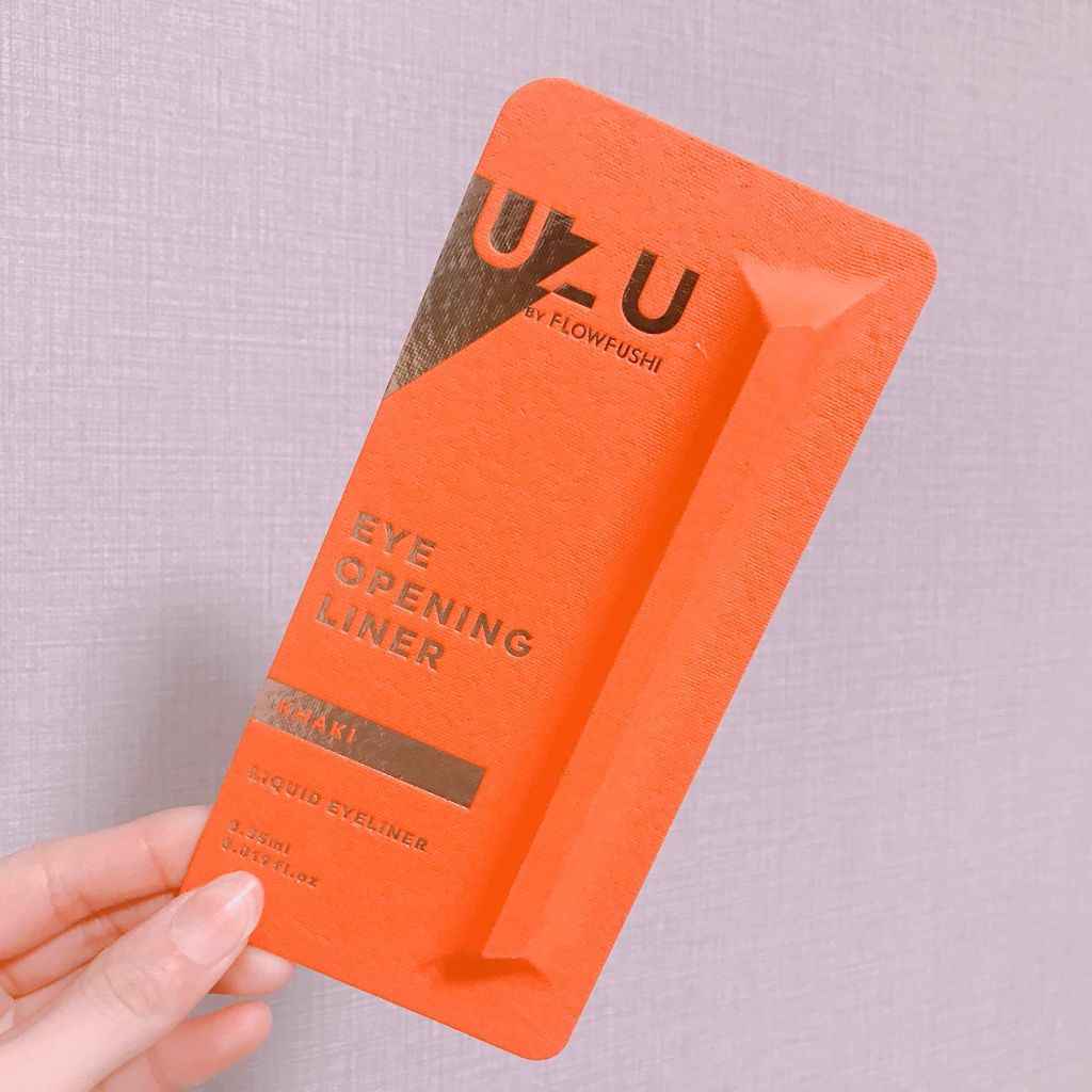 EYE OPENING LINER/UZU BY FLOWFUSHI/リキッドアイライナーを使ったクチコミ（1枚目）
