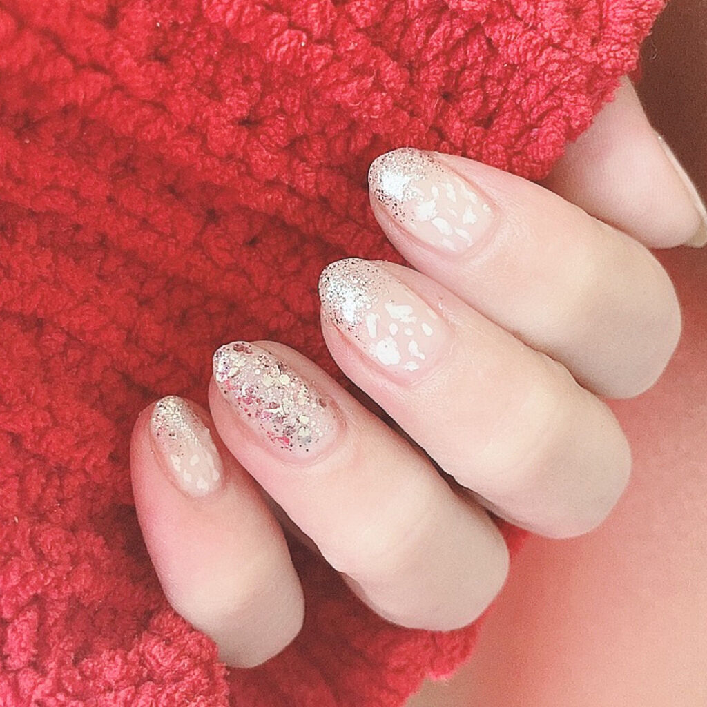 ネイル エナメル 細筆タイプ 013 ホワイト（細筆）/ちふれ/マニキュアを使ったクチコミ（3枚目）