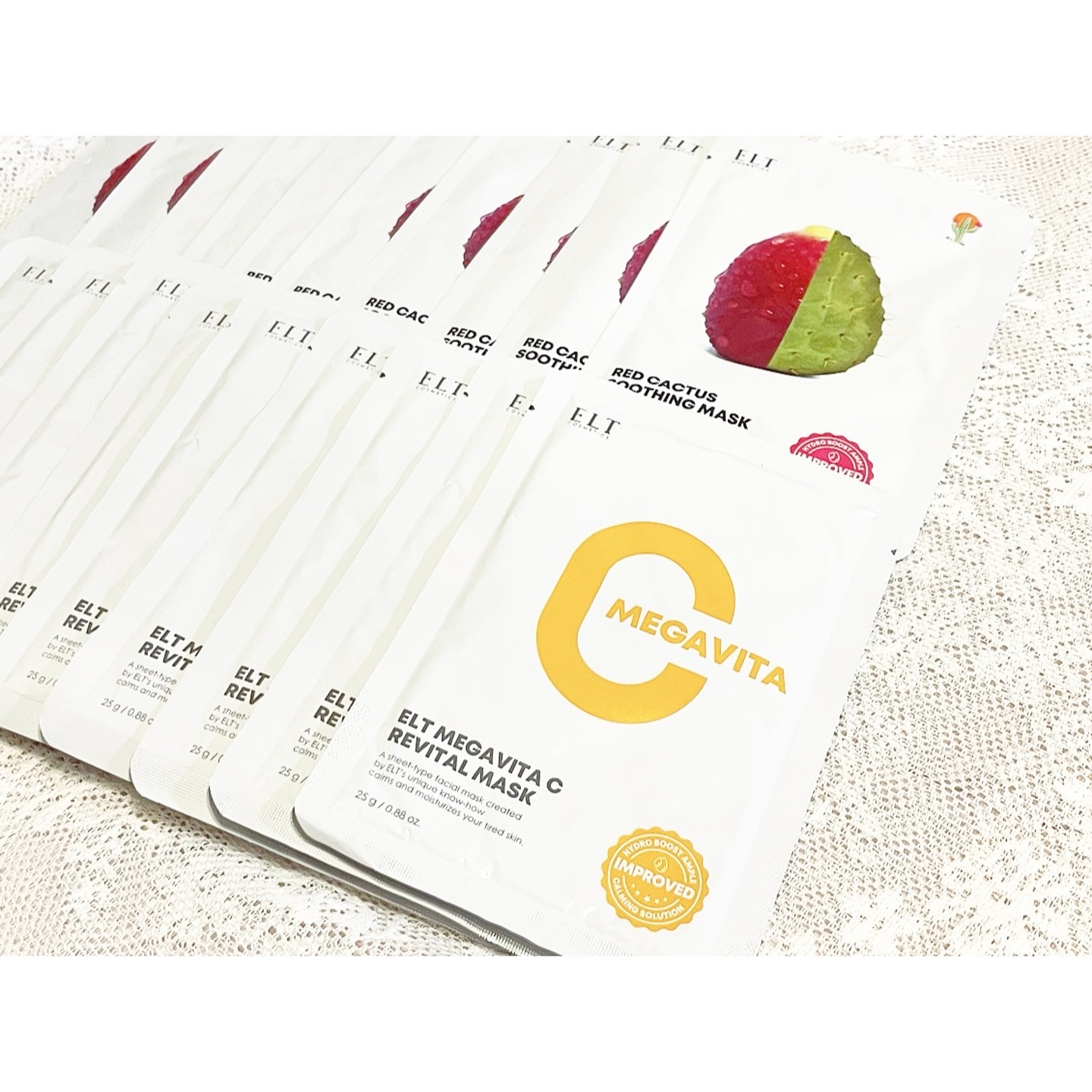 レッドカクタススージングマスク/ELT COSMETICS/シートマスク・パックを使ったクチコミ（2枚目）