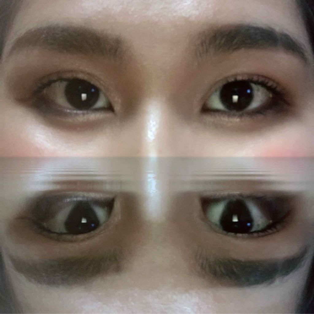 いおり☻ on LIPS 「画像粗くてごめんなさい🙏左側がいつものメイク、右が初めてのメイ..」(1枚目)