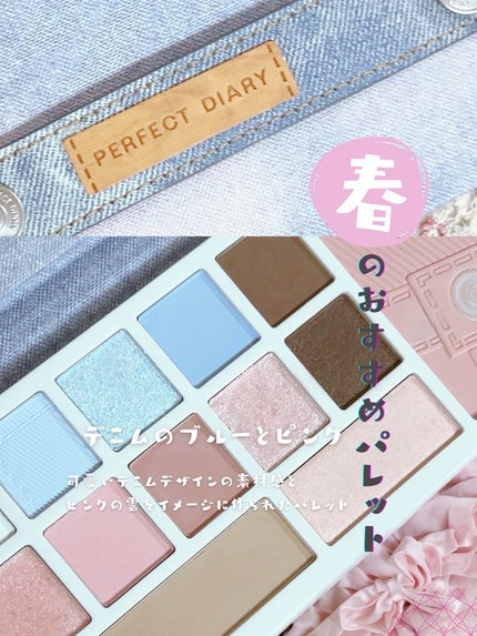 エクスプローラ12色 動物アイシャドウパレット/PERFECT DIARY/アイシャドウパレットを使ったクチコミ(1枚目)