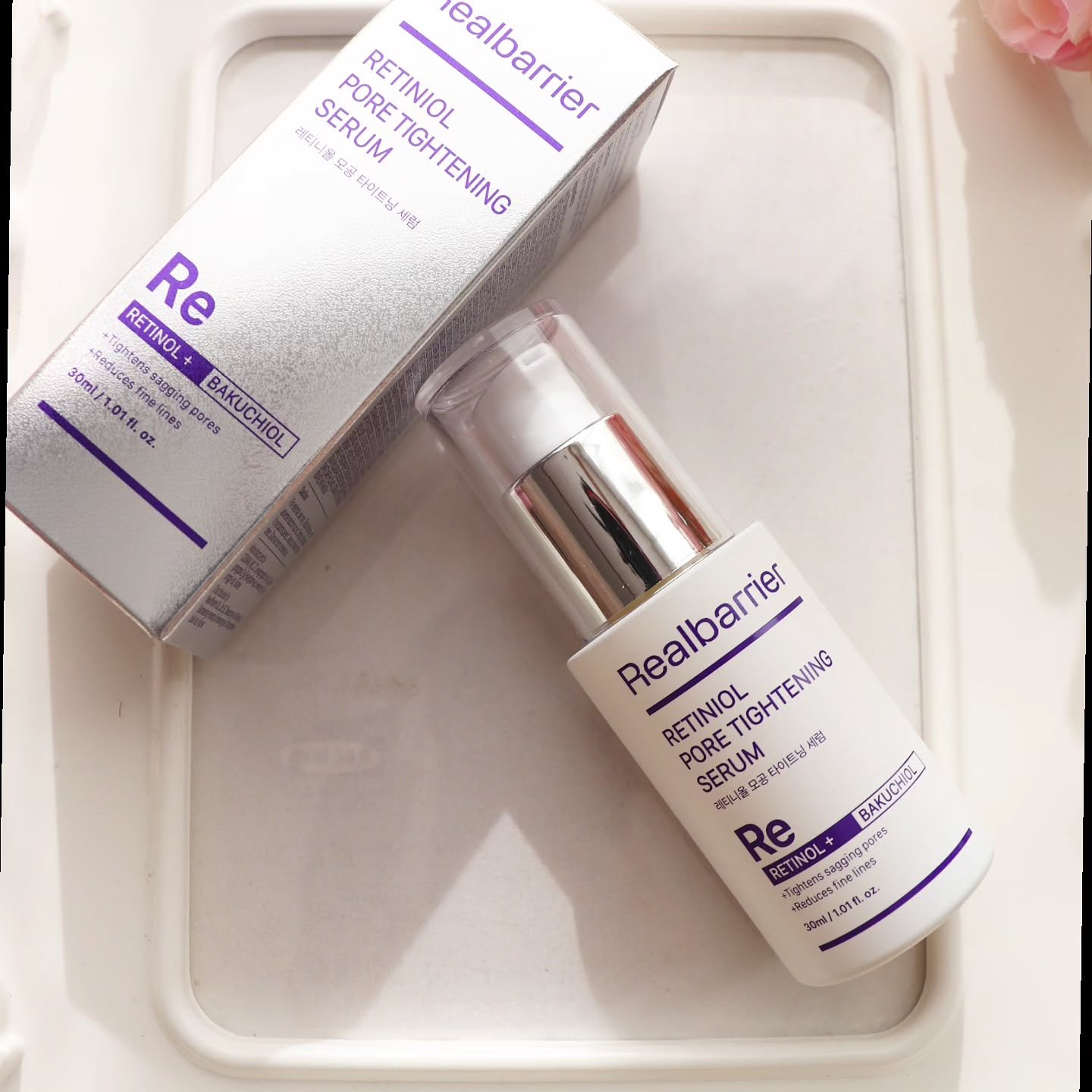 レチ二オールポアタイトニングセラム/Real Barrier/美容液を使ったクチコミ（1枚目）