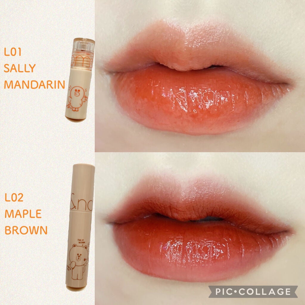 ジューシーラスティングティント/rom&nd/リップティントを使ったクチコミ(2枚目)