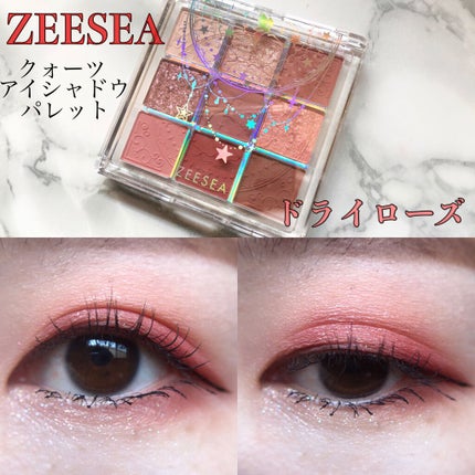 クォーツ 9色アイシャドウパレット(ドリームランドアイシャドウ)/ZEESEA/アイシャドウパレットを使ったクチコミ(1枚目)