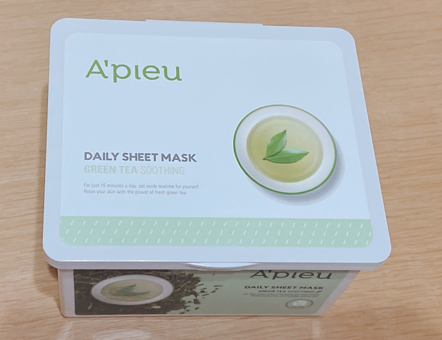 Daily Sheet Mask 緑茶/A’pieu/シートマスク・パックを使ったクチコミ(1枚目)