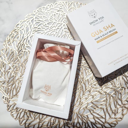 プレミアム FOX カッサ ウッド ミニハート ヘアブラシ/SNOW FOX SKINCARE/ヘアブラシを使ったクチコミ(5枚目)