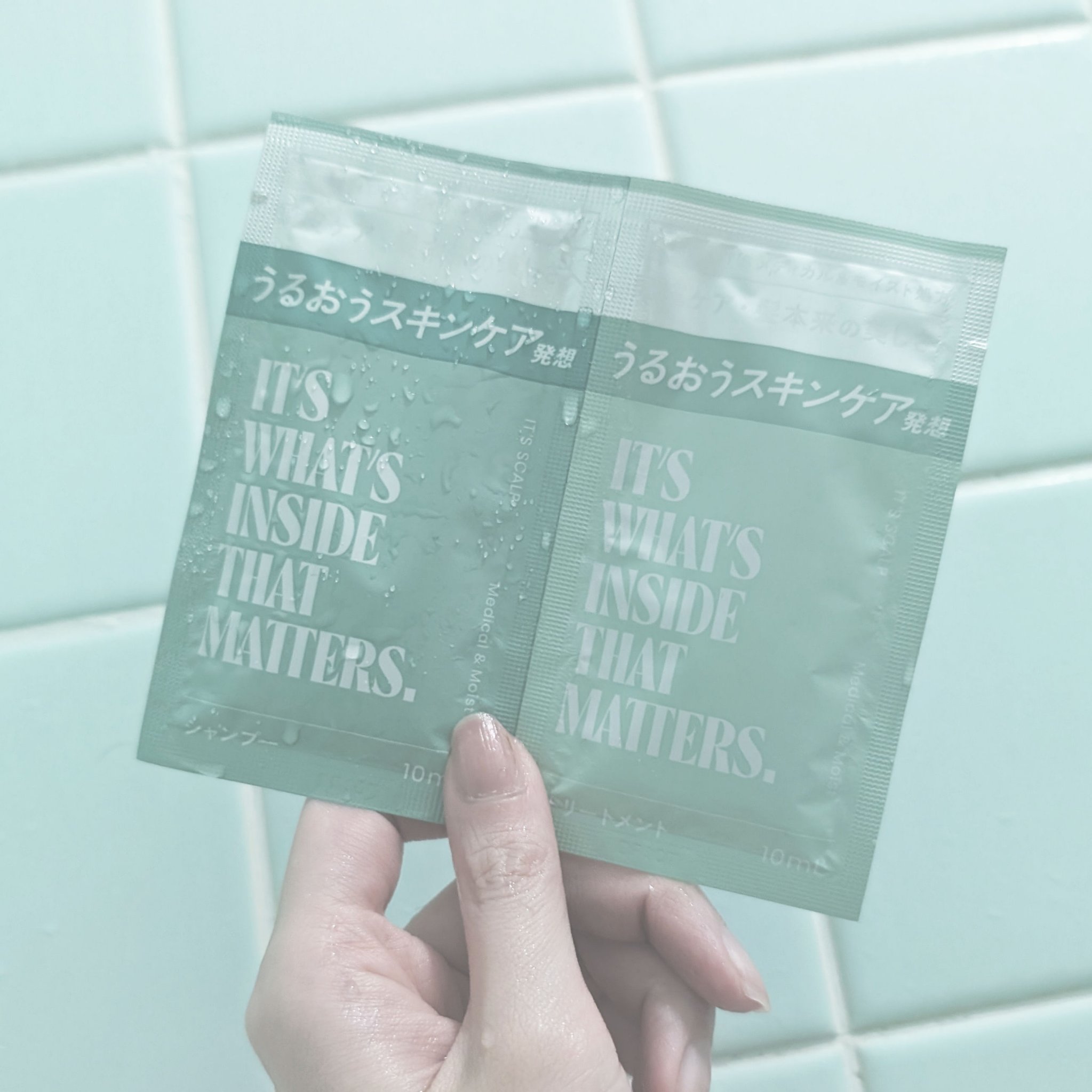薬用スカルプ メディカルモイスト シャンプー/トリートメント/IT’S WHAT’S INSIDE THAT MATTERS./市販シャンプーを使ったクチコミ（1枚目）