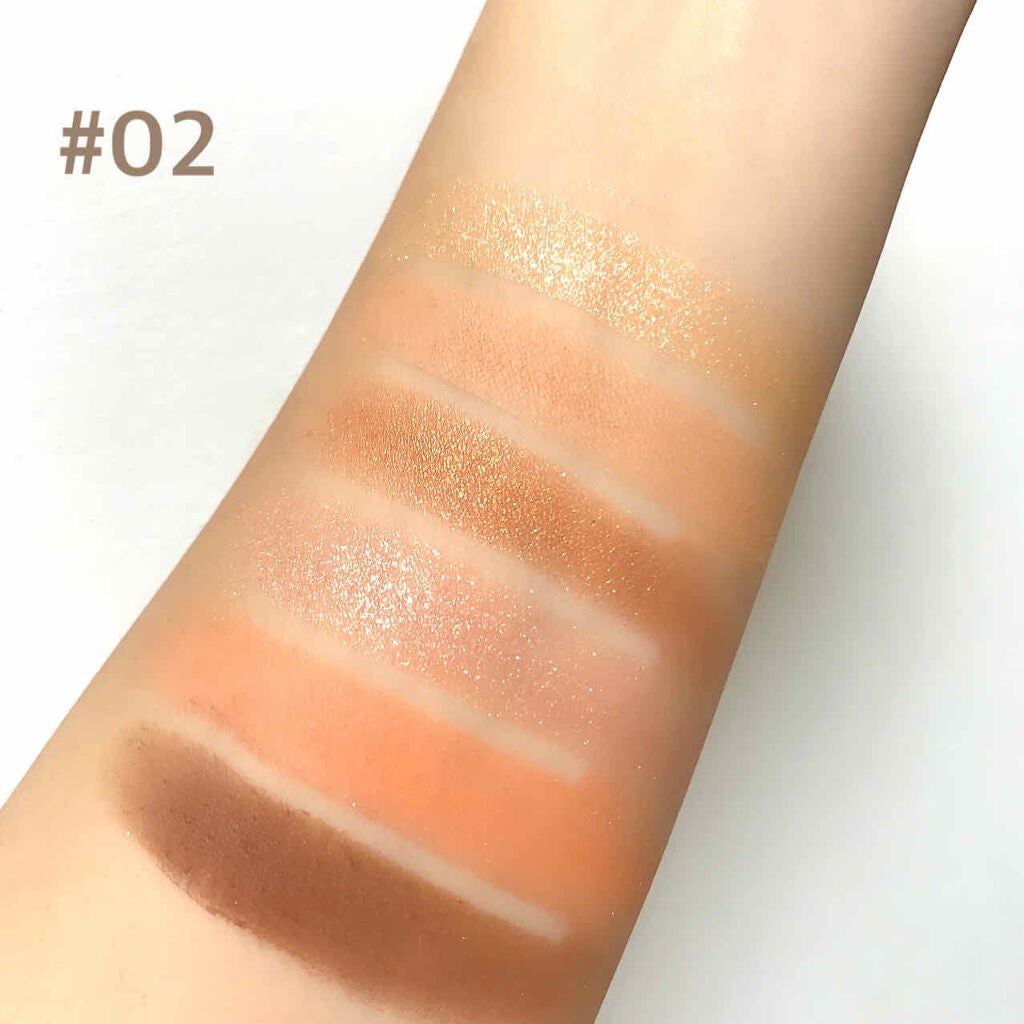 シャバンシャバンアイシャドウバーパレット/CORINGCO/アイシャドウパレットを使ったクチコミ(3枚目)