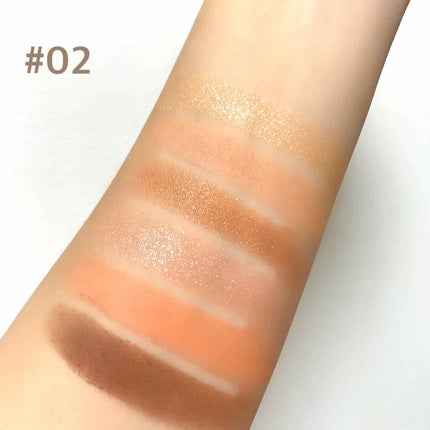 シャバンシャバンアイシャドウバーパレット/CORINGCO/アイシャドウパレットを使ったクチコミ(3枚目)