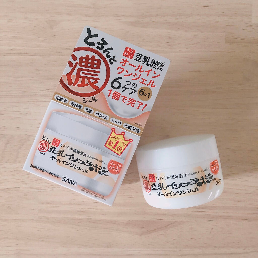 とろんと濃ジェル/なめらか本舗/オールインワン化粧品を使ったクチコミ(1枚目)