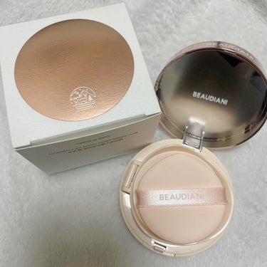 BEAUDIANI メッシュタイトアップクッションのクチコミ「鹿のマークがかわいいBEAUDIANIのクッションファンデーションを買いました👍
Qoo10で.....」（2枚目）