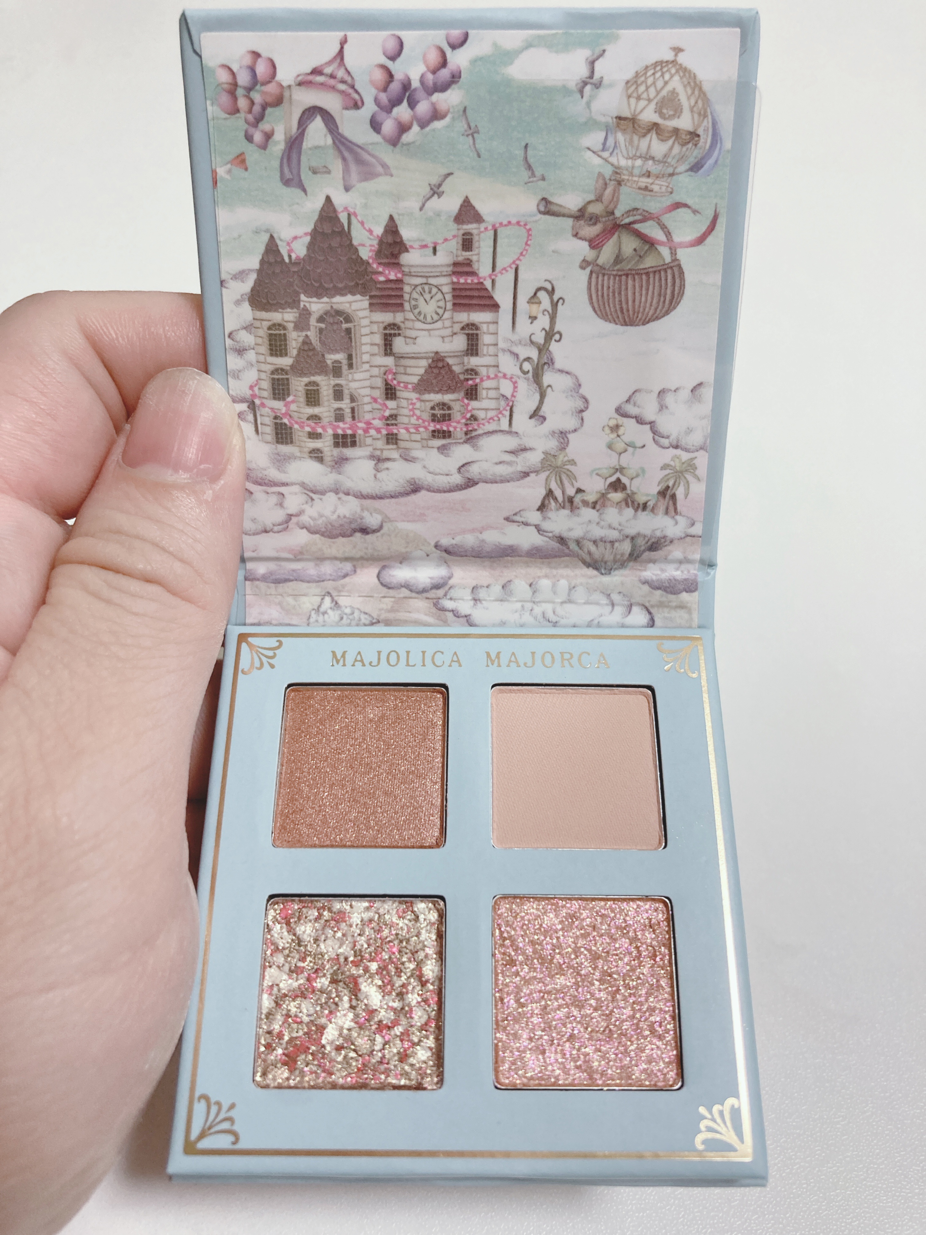 シャドーフラッシュ  BE222 「陽だまりコースター」/MAJOLICA MAJORCA/アイシャドウパレットを使ったクチコミ（2枚目）